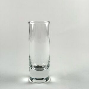 Set of Six - Clear Glass Modern Cordial Glass